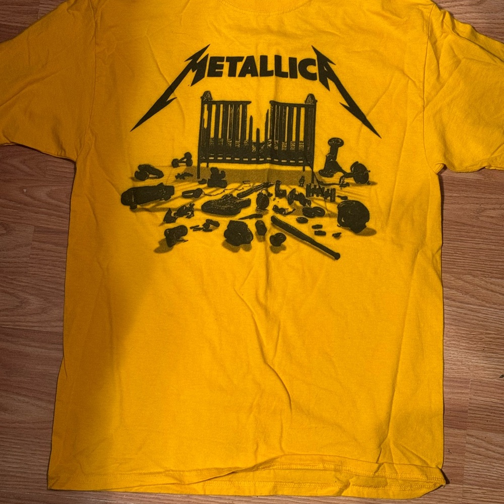 Fruit of the Loom Yellow Cotton T-Shirt